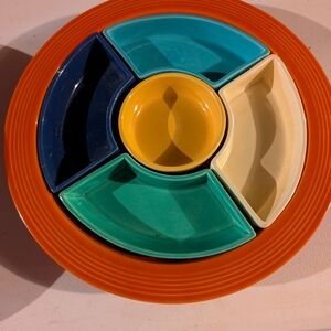 Fiesta Multicolor Divided Serving Tray